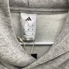 587. Adidas Men’s ALL SZN Fleece Hoodie in Light Heather Gray Size MT ~ NWT