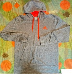 Adidas The Go To Hoodie SweatShirt Medium ClimaWarm Hooded Fleece Mens Polyester