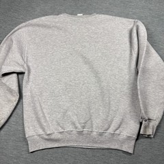 Russell Athletic Sweatshirt Mens Large Gray Blank Plain Crewneck Fleece Pullover