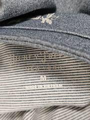 Hickey Freeman Mens Top Zipper Grayish Blue Polyester Spandex Medium