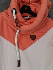 Wanakome Adult Hoodie Medium White Coral Fleece Coastal Casual Outdoor
