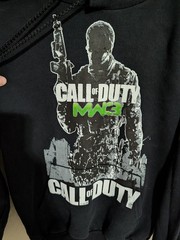 Modern Warfare 3 Hoodie Mens Small Video Game Promo MW3 COD Call Of Duty