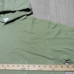 PETER MILLAR Mens L LARGE HOODIE LAVA WASH TEALEAF GREEN PULLOVER SWEATSHIRT