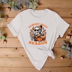 Pumpkin Spice Skeleton Jumper | Autumn Sweatshirt | Pumpkin Spice Theme Jumper