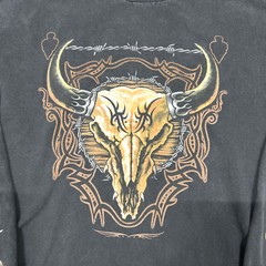 Rock N Willy’s Men’s Sz Large Pullover Sweatshirt Long Sleeve Graphic Tee Black