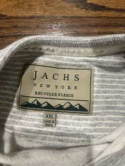 Jachs New York Striped Sustainable Fleece Crewneck Pullover size XXL