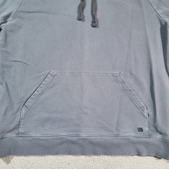 VRST Hoodie Mens Large Gray Logo Pullover Sweatshirt Pocket Heavyweight Casual