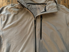 Laird Hamilton Apparel Hooded Mens L Gray full zip Front Pocket Casual jacket