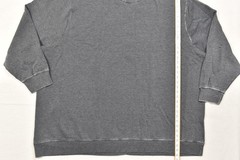 LUCKY BRAND MEN’S BURNOUT SKULL KING CREW SWEATSHIRT SIZE 5XL GRAY COTTON NEW