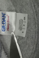 Gildan Wu-Tang Sweatshirt Mens S Gray Crewneck Fleece Pullover Logo