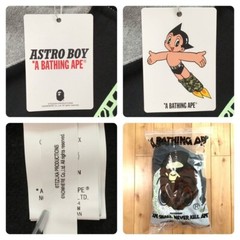 BAPE × Astro Boy full zip hoodie Black A Bathing Ape Size L