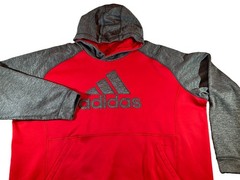 ADIDAS CLIMAWARM Men’s 3XL Regular Fit LS Pullover Active Hoodie Sweatshirt LOGO