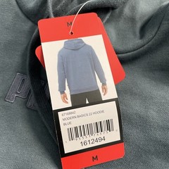 Puma NEW Mens Blue Modern Basics 22 Hoodie Medium M NEW Small mark: Front pocket