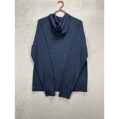 VRST Shirt Mens Medium Blue Quarter Zip Pullover Hooded Activewear Long Sleeve
