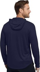 5 Pack Men’S Lightweight Pullover Hooded Tees – Long Sleeve Sweatshirts for Gym,