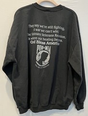 Vintage 21st Annual Vietnam Veterans Reunion Sweatshirt Pow Mia Indiana XL 2003