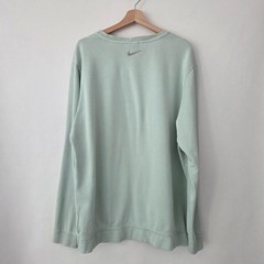 Nike Yoga Sweatshirt Mint Green Therma-FIT Fleece Crewneck Mens XL
