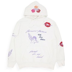 Palace Hoodie ‘Love Letter Hood’ Size Small White