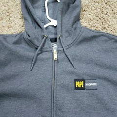 Carhartt Men’s M Hoodie Loose Fit John Deere & Pape Machinery Gray Sweatshirt