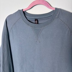 Glyder Mens Pullover Crew Neck Long Sleeve Lagoon Teal Sweatshirt Casual Large