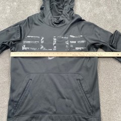 Nike Dri Fit Elite Hoodie Pullover Gray Youth Boys Size Small Athletic
