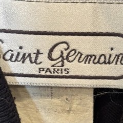 Saint Germain Paris Jacket Large Colorful Artist Paint Abstract 100% Rayon