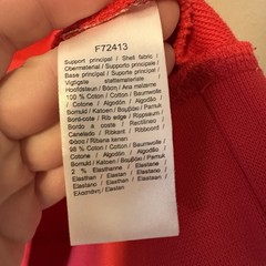 Lacoste x FriendsWithYou Red Unisex Sweatshirt Size L