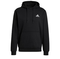 NWT adidas men Essentials Fleece HoodieBlack Sz M