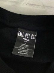 Fall Out Boy Manhead Panel Logo Sweatshirt Pullover Black Gray Men’s Size M