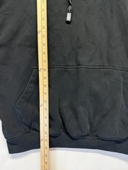 Pro Club Heavyweight Hoodie Mens XL Black Cotton Fleece Lined Ribbed Pullover