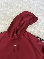Nike Adult S Deep Red Side Design Hoodie. Great Shape & Quality