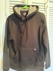 Wrangler Workwear Relaxed Pullover Hoodie. S/ Ch 34-36 with draw string hood
