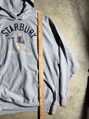 VINTAGE STARBURY BROOKLYN NEW YORK HOODIE MENS SIZE 3XL BASKETBALL NBA PERFECT