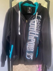 Mens Boys winter fall jacket warm XXLarge 2XL Southpole Zip-up hoodie black