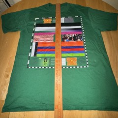 Graphic Color Test Pattern T Shirt Large Green Port & Company Art Tee