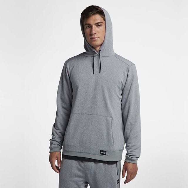 Hurley Men’s Dri-FIT Disperse Pullover Hoodie Black Gray Blue Size Large NWT