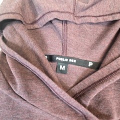 Public Rec Mens Pima Cotton Blend Pullover Hoodie Plum Size M Athleisure Soft