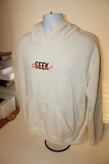 Yes Theory Seek Discomfort Love Over Fear Hoodie Beige Mens Large