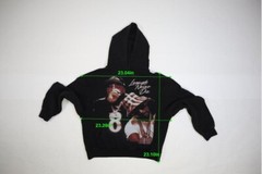 Rod Wave Merch Mens Black Legends Never Die Graphic Pullover hoodie Sweatshirt S
