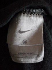 Vintage 90s Nike Swoosh Crewneck Black Sz XL Silver Tag Travis Scott