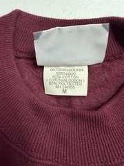 NOS Vintage 90’s Lee Heavyweight Crewneck Sweatshirt Burgundy Size Medium
