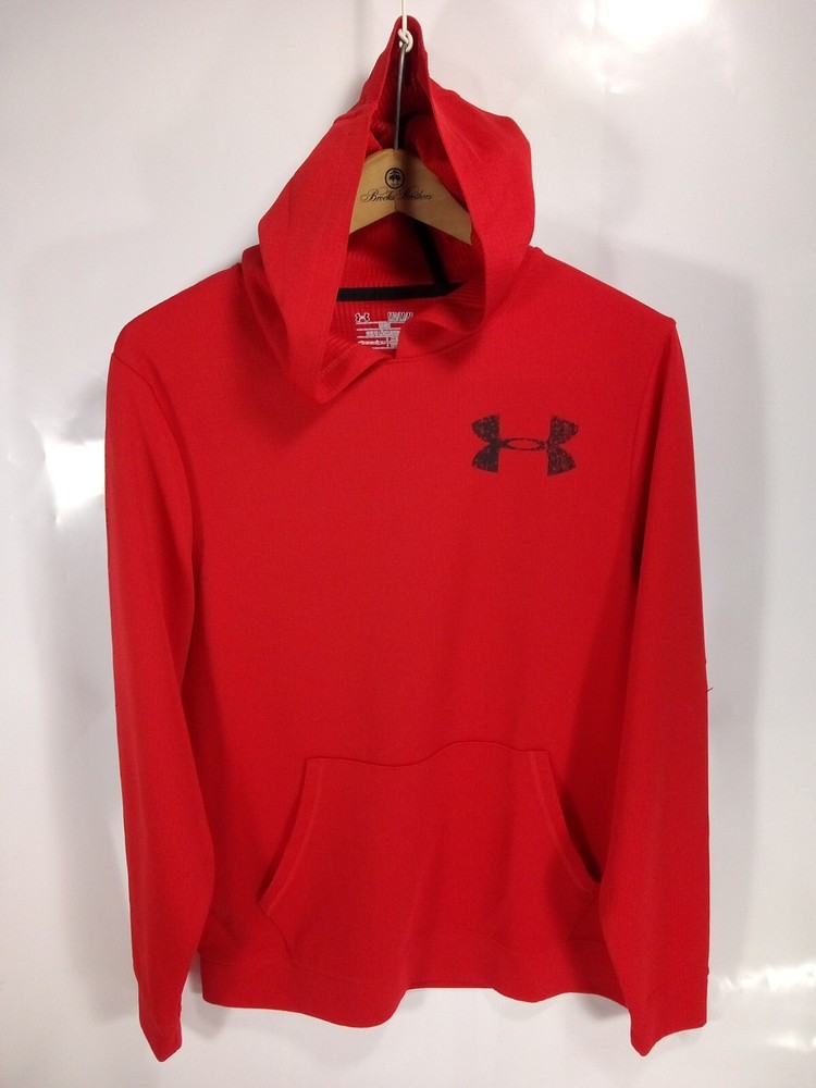 Under Armour All Season Gear Hoody Red Lightweight Men’s Medium Training Running