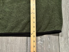 Dri-Duck Long Sleeve 1/4 Button Golf Sweatshirt. Mens 2XL. Green. John Deere.