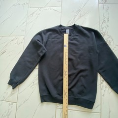 Gildan Heavy Blend Mens Small Black Blank Plain Crewneck Sweatshirt Fleece