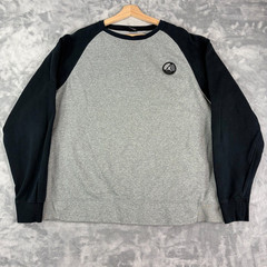 Nike Air Jordan RARE! Retro 8 Chrome Chenille Jumpman Patch Sweatshirt Mens 3XL