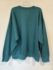 Adidas Men’s Crew Neck Long Sleeve Sweatshirt Collegiate Green Size 2XL NWT