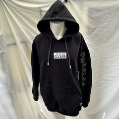 Pro Club Heavyweight Black Pullover Hoodie Hooded Sweatshirt Logo Men’s XL