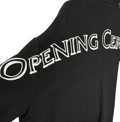 Opening Ceremony Unisex Black Hoodie Sweatshirt One Size Cotton Stretch Pockets