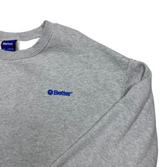 Better x Marmot Innovative Tech Crew Neck Sweatshirt Light Heather Gray Size XL