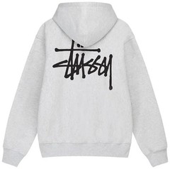 Stussy “Basic-Ash Heather” Pullover Hoodie Size XXL